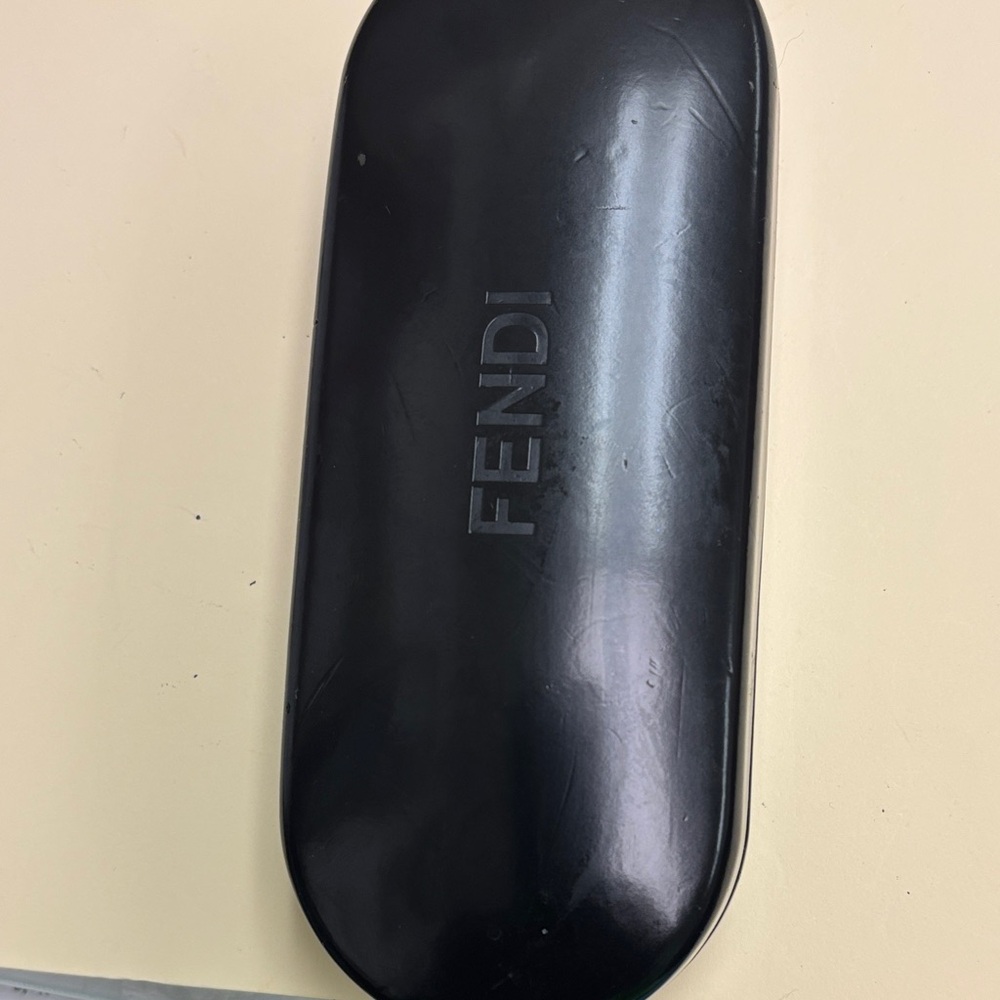 Fendi Sleek Black Eyewear Case